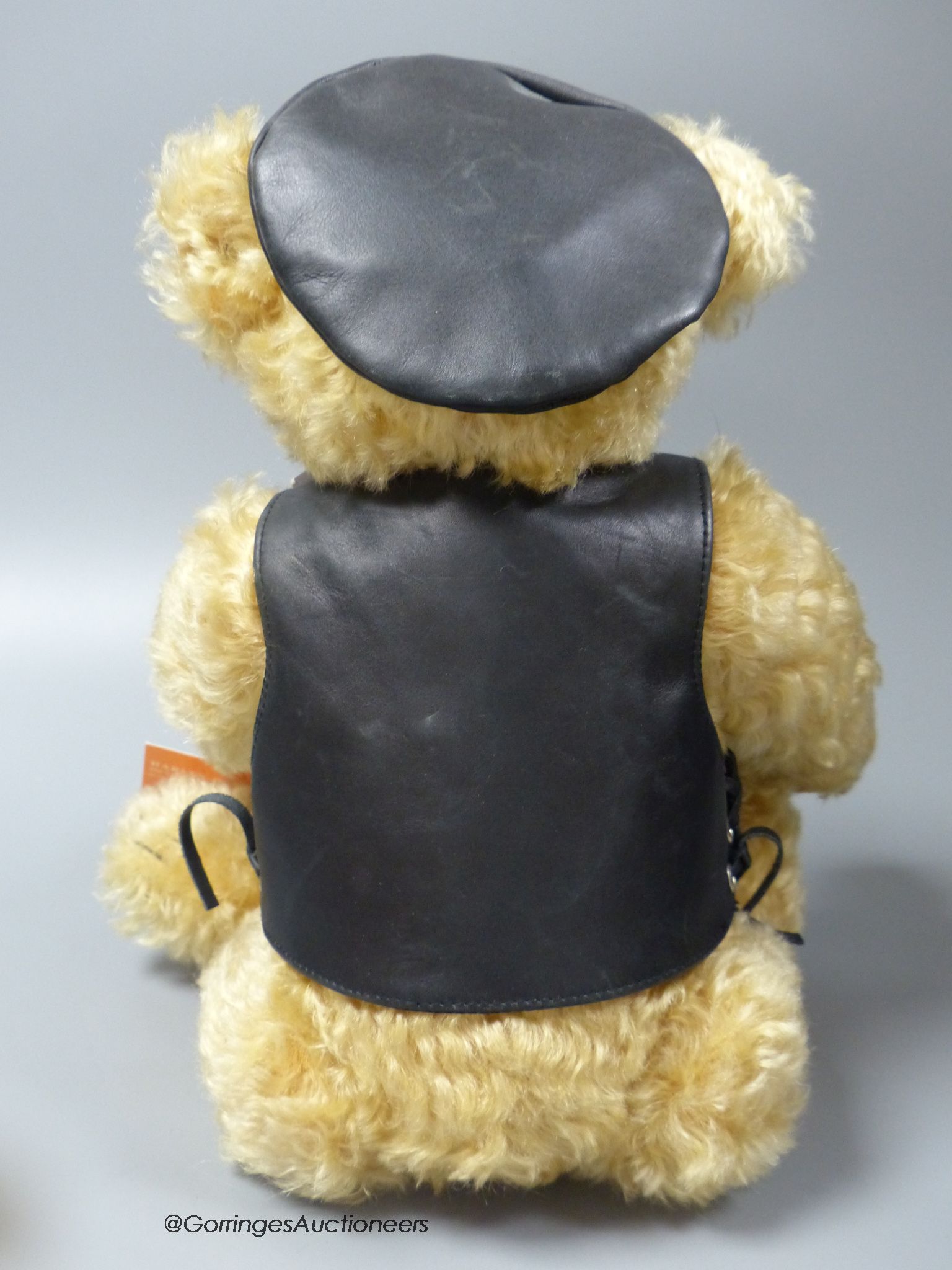 A Harley Davidson Steiff certificate bag, limited edition